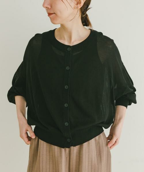 URBAN RESEARCH ITEMS / アーバンリサーチ アイテムズ カーディガン・ボレロ | シアークルーネックカーディガン | 詳細28