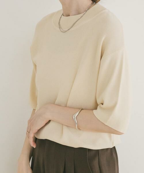 URBAN RESEARCH ITEMS / アーバンリサーチ アイテムズ ニット・セーター | ソウバリハンソデニット | 詳細1