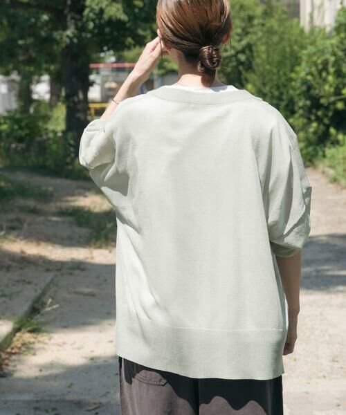 URBAN RESEARCH ITEMS / アーバンリサーチ アイテムズ カーディガン・ボレロ | シアーVネックニットカーディガン | 詳細4