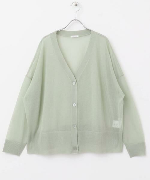 URBAN RESEARCH ITEMS / アーバンリサーチ アイテムズ カーディガン・ボレロ | シアーVネックニットカーディガン | 詳細7