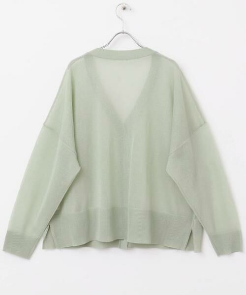 URBAN RESEARCH ITEMS / アーバンリサーチ アイテムズ カーディガン・ボレロ | シアーVネックニットカーディガン | 詳細8