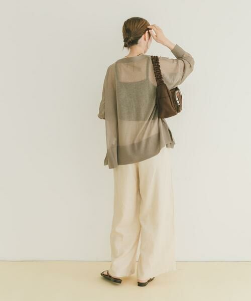 URBAN RESEARCH ITEMS / アーバンリサーチ アイテムズ カーディガン・ボレロ | シアーVネックニットカーディガン | 詳細16