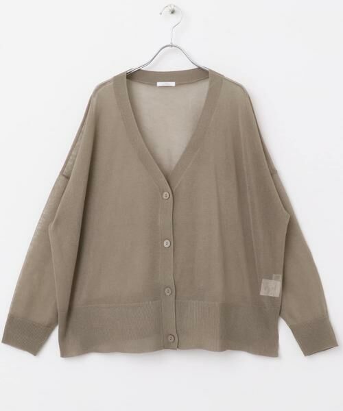 URBAN RESEARCH ITEMS / アーバンリサーチ アイテムズ カーディガン・ボレロ | シアーVネックニットカーディガン | 詳細17