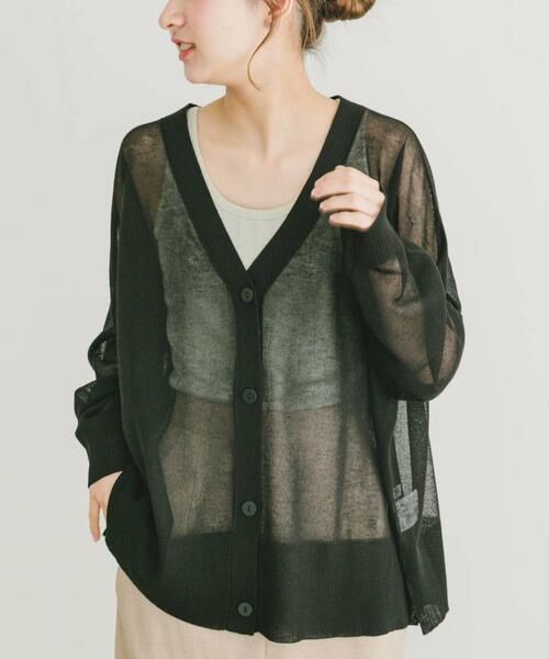 URBAN RESEARCH ITEMS / アーバンリサーチ アイテムズ カーディガン・ボレロ | シアーVネックニットカーディガン | 詳細23