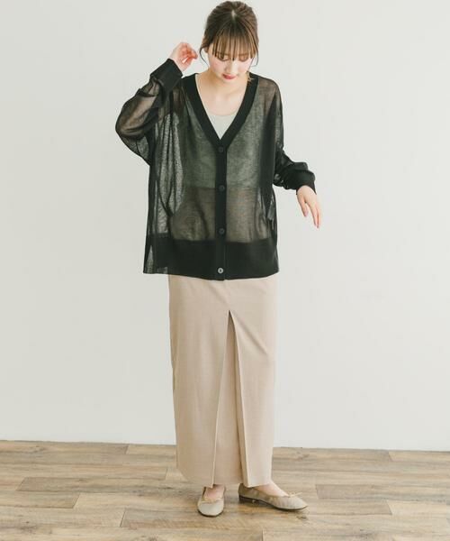 URBAN RESEARCH ITEMS / アーバンリサーチ アイテムズ カーディガン・ボレロ | シアーVネックニットカーディガン | 詳細24