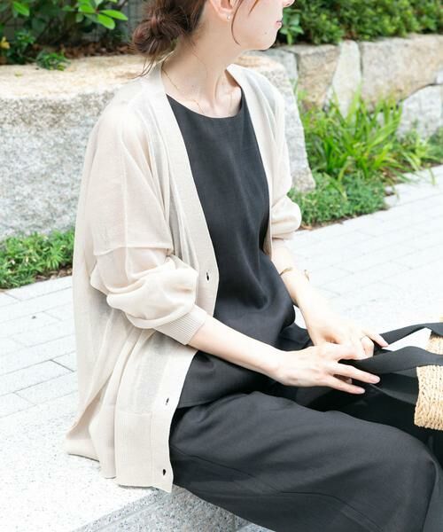 URBAN RESEARCH ITEMS / アーバンリサーチ アイテムズ カーディガン・ボレロ | シアーVネックニットカーディガン | 詳細27
