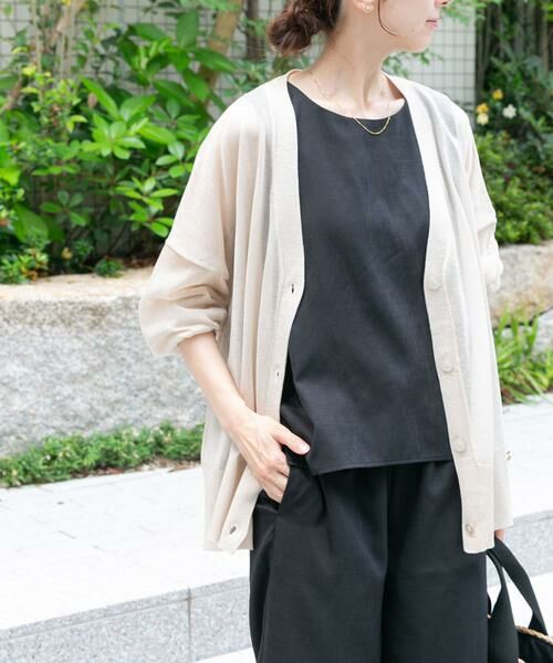 URBAN RESEARCH ITEMS / アーバンリサーチ アイテムズ カーディガン・ボレロ | シアーVネックニットカーディガン | 詳細28