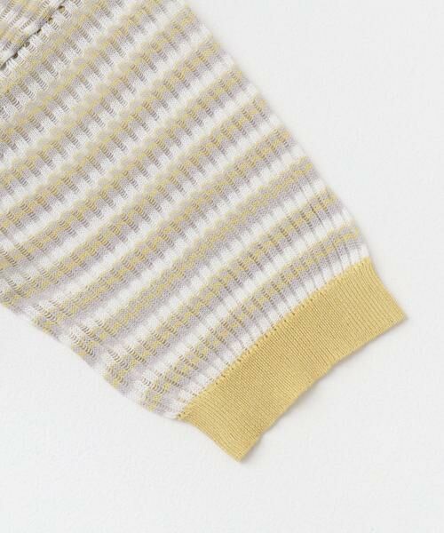 URBAN RESEARCH ITEMS / アーバンリサーチ アイテムズ ニット・セーター | シアーボーダー半袖ニット | 詳細9