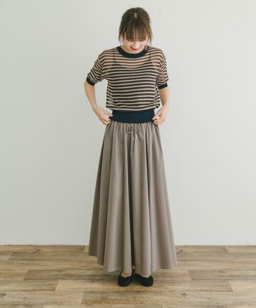 URBAN RESEARCH ITEMS / アーバンリサーチ アイテムズ ニット・セーター | シアーボーダー半袖ニット | 詳細21