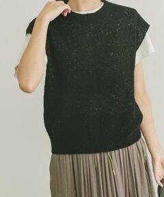 URBAN RESEARCH ITEMS / アーバンリサーチ アイテムズ ベスト | ゴムヤーンニットベスト