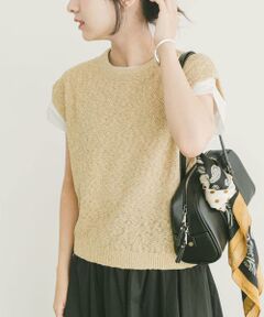 URBAN RESEARCH ITEMS / アーバンリサーチ アイテムズ ベスト | ゴムヤーンニットベスト