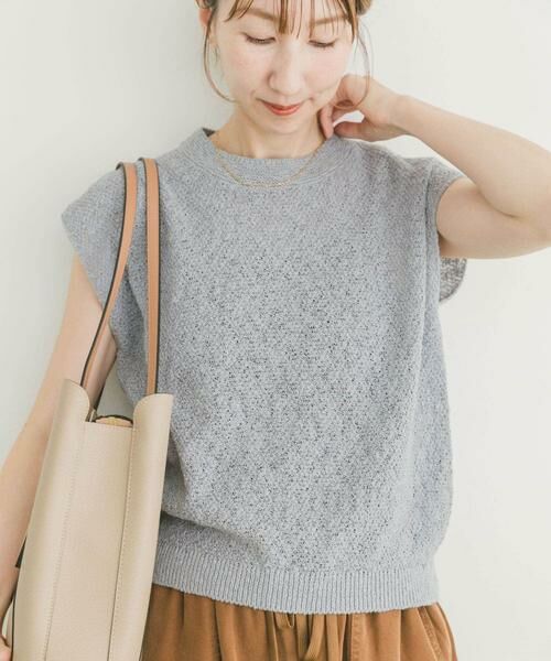 URBAN RESEARCH ITEMS / アーバンリサーチ アイテムズ ベスト | ゴムヤーンニットベスト | 詳細1