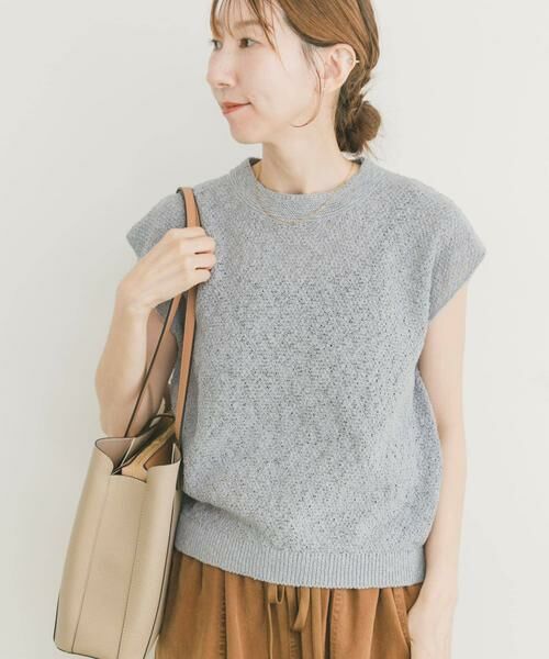 URBAN RESEARCH ITEMS / アーバンリサーチ アイテムズ ベスト | ゴムヤーンニットベスト | 詳細2