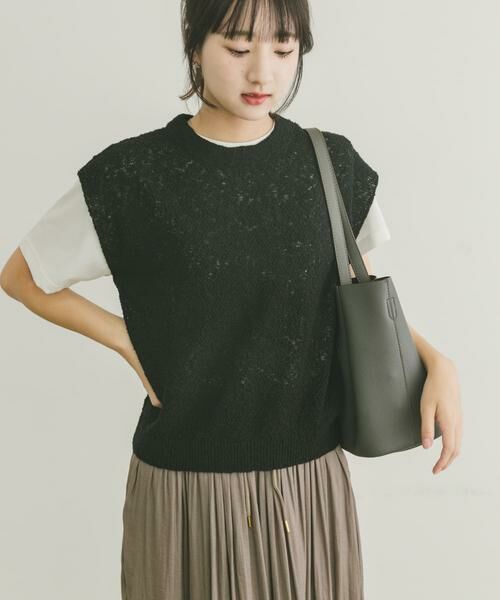 URBAN RESEARCH ITEMS / アーバンリサーチ アイテムズ ベスト | ゴムヤーンニットベスト | 詳細7