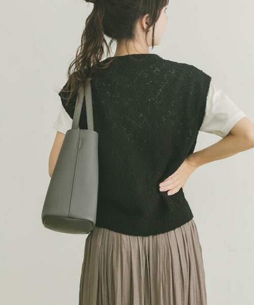 URBAN RESEARCH ITEMS / アーバンリサーチ アイテムズ ベスト | ゴムヤーンニットベスト | 詳細8