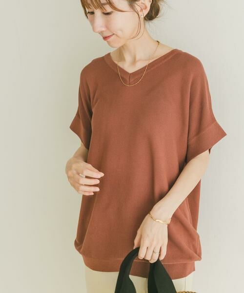 URBAN RESEARCH ITEMS / アーバンリサーチ アイテムズ ニット・セーター | Vネックフレンチニット | 詳細1