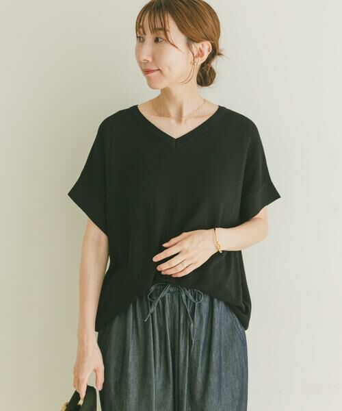 URBAN RESEARCH ITEMS / アーバンリサーチ アイテムズ ニット・セーター | Vネックフレンチニット | 詳細18