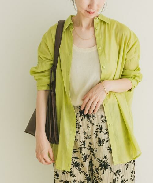 URBAN RESEARCH ITEMS / アーバンリサーチ アイテムズ シャツ・ブラウス | リネンコットンビッグシャツ | 詳細1