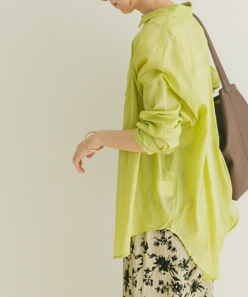 URBAN RESEARCH ITEMS / アーバンリサーチ アイテムズ シャツ・ブラウス | リネンコットンビッグシャツ | 詳細4