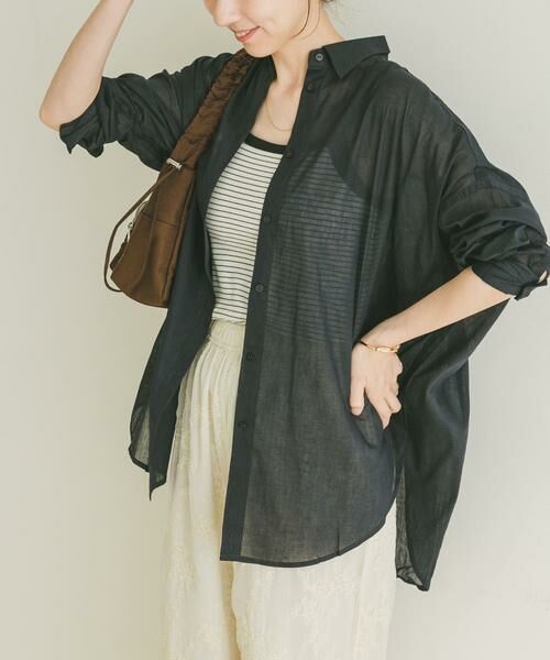 URBAN RESEARCH ITEMS / アーバンリサーチ アイテムズ シャツ・ブラウス | リネンコットンビッグシャツ | 詳細9