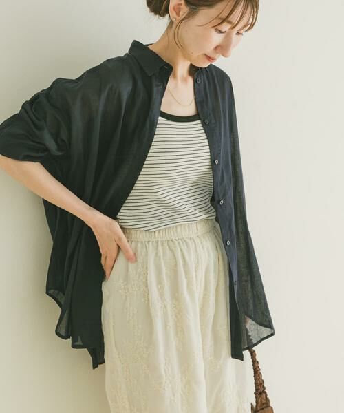 URBAN RESEARCH ITEMS / アーバンリサーチ アイテムズ シャツ・ブラウス | リネンコットンビッグシャツ | 詳細12