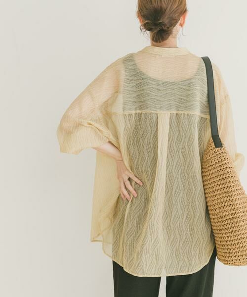 URBAN RESEARCH ITEMS / アーバンリサーチ アイテムズ シャツ・ブラウス | シアーヨウリュウバンドカラーシャツ | 詳細2