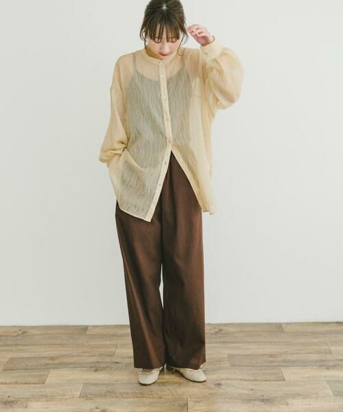 URBAN RESEARCH ITEMS / アーバンリサーチ アイテムズ シャツ・ブラウス | シアーヨウリュウバンドカラーシャツ | 詳細7