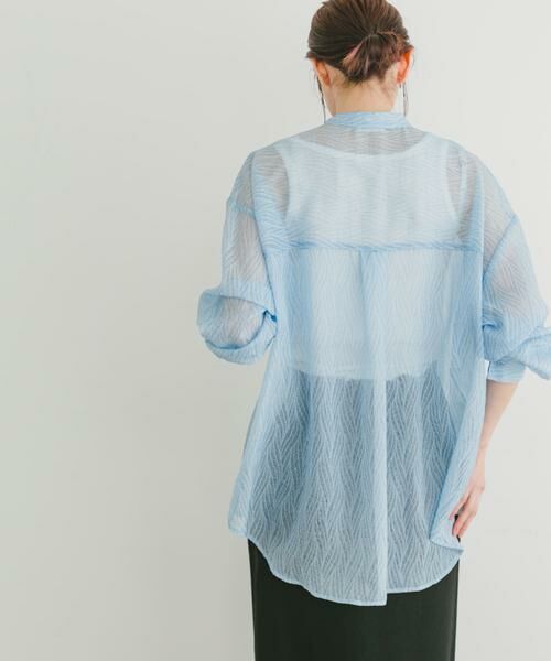 URBAN RESEARCH ITEMS / アーバンリサーチ アイテムズ シャツ・ブラウス | シアーヨウリュウバンドカラーシャツ | 詳細15