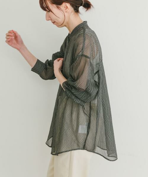 URBAN RESEARCH ITEMS / アーバンリサーチ アイテムズ シャツ・ブラウス | シアーヨウリュウバンドカラーシャツ | 詳細22