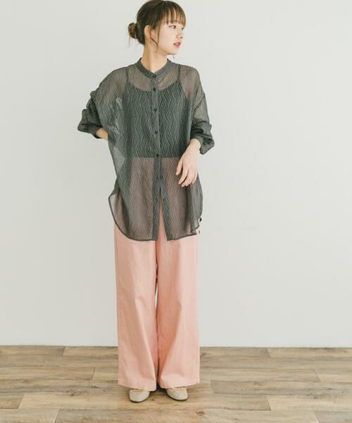 URBAN RESEARCH ITEMS / アーバンリサーチ アイテムズ シャツ・ブラウス | シアーヨウリュウバンドカラーシャツ | 詳細25