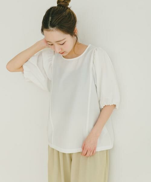 URBAN RESEARCH ITEMS / アーバンリサーチ アイテムズ シャツ・ブラウス | サッカーボリュームスリーブプルオーバー | 詳細12