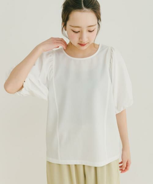 URBAN RESEARCH ITEMS / アーバンリサーチ アイテムズ シャツ・ブラウス | サッカーボリュームスリーブプルオーバー | 詳細13