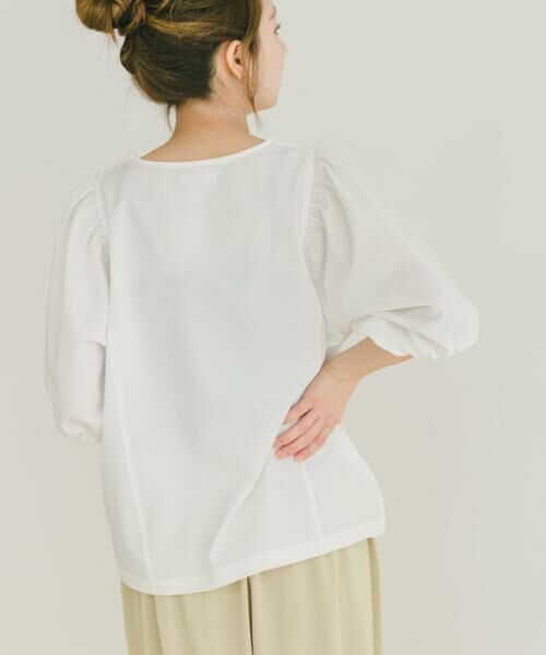 URBAN RESEARCH ITEMS / アーバンリサーチ アイテムズ シャツ・ブラウス | サッカーボリュームスリーブプルオーバー | 詳細15