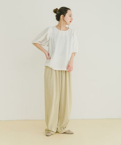 URBAN RESEARCH ITEMS / アーバンリサーチ アイテムズ シャツ・ブラウス | サッカーボリュームスリーブプルオーバー | 詳細17