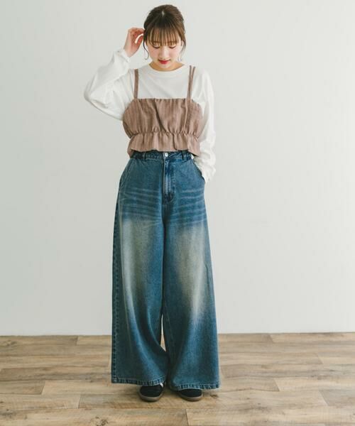 URBAN RESEARCH ITEMS / アーバンリサーチ アイテムズ その他トップス | ストライプシャーリングビスチェ | 詳細3