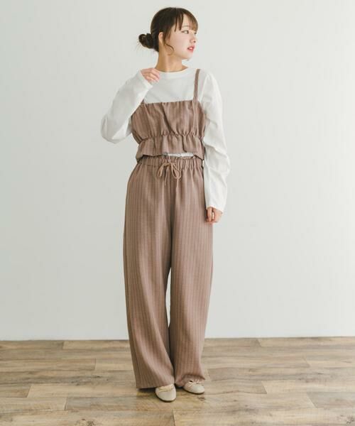 URBAN RESEARCH ITEMS / アーバンリサーチ アイテムズ その他トップス | ストライプシャーリングビスチェ | 詳細5