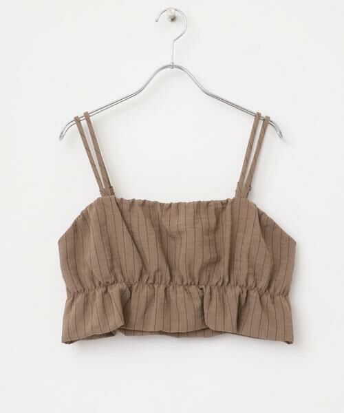 URBAN RESEARCH ITEMS / アーバンリサーチ アイテムズ その他トップス | ストライプシャーリングビスチェ | 詳細8