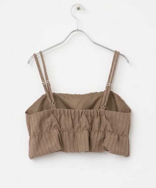 URBAN RESEARCH ITEMS / アーバンリサーチ アイテムズ その他トップス | ストライプシャーリングビスチェ | 詳細9