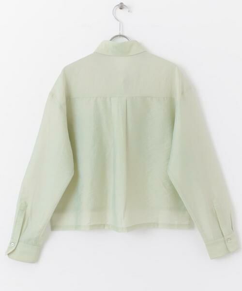URBAN RESEARCH ITEMS / アーバンリサーチ アイテムズ シャツ・ブラウス | クロップドシアーシャツ | 詳細8