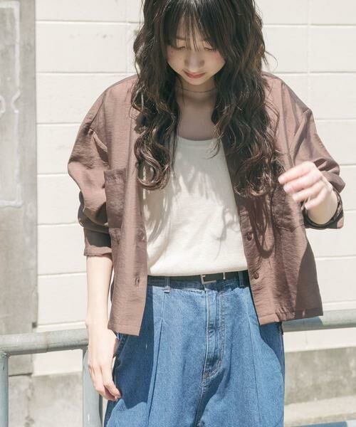 URBAN RESEARCH ITEMS / アーバンリサーチ アイテムズ シャツ・ブラウス | クロップドシアーシャツ | 詳細13