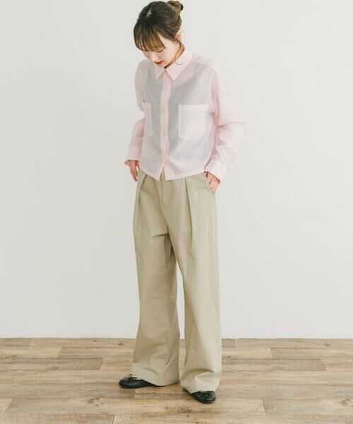 URBAN RESEARCH ITEMS / アーバンリサーチ アイテムズ シャツ・ブラウス | クロップドシアーシャツ | 詳細20