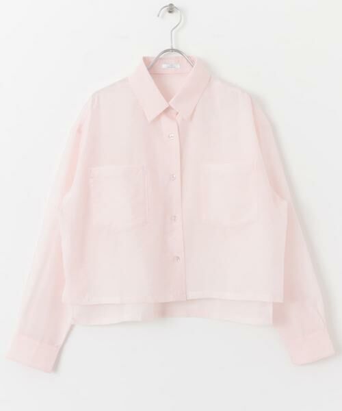 URBAN RESEARCH ITEMS / アーバンリサーチ アイテムズ シャツ・ブラウス | クロップドシアーシャツ | 詳細22