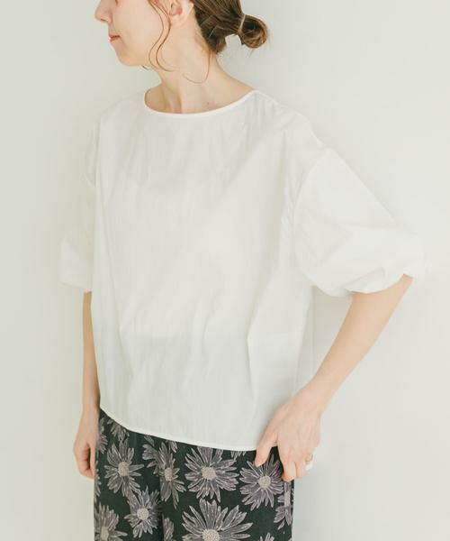 URBAN RESEARCH ITEMS / アーバンリサーチ アイテムズ Tシャツ | コットンナイロンバルーンスリーブプルオーバー | 詳細3