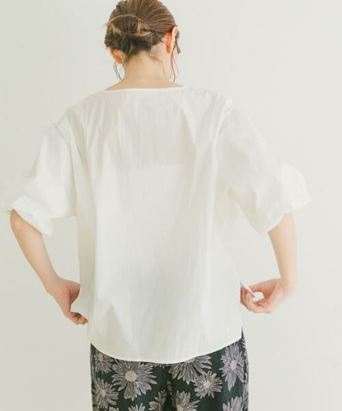 URBAN RESEARCH ITEMS / アーバンリサーチ アイテムズ Tシャツ | コットンナイロンバルーンスリーブプルオーバー | 詳細5