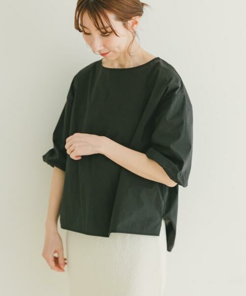 URBAN RESEARCH ITEMS / アーバンリサーチ アイテムズ Tシャツ | コットンナイロンバルーンスリーブプルオーバー | 詳細11