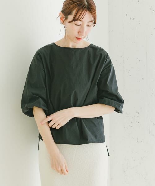 URBAN RESEARCH ITEMS / アーバンリサーチ アイテムズ Tシャツ | コットンナイロンバルーンスリーブプルオーバー | 詳細12