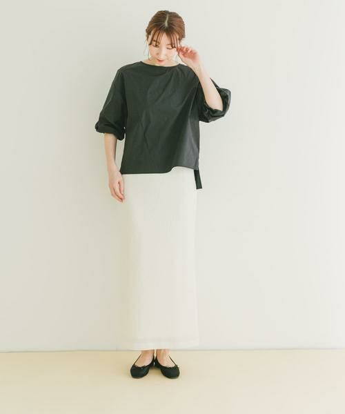 URBAN RESEARCH ITEMS / アーバンリサーチ アイテムズ Tシャツ | コットンナイロンバルーンスリーブプルオーバー | 詳細16