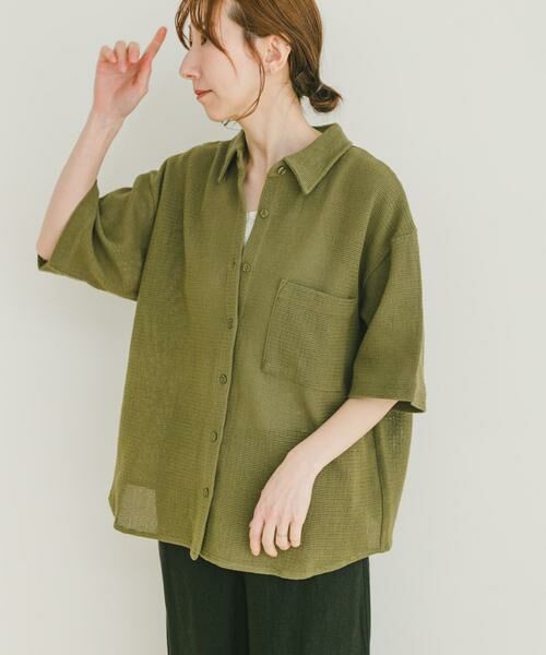 URBAN RESEARCH ITEMS / アーバンリサーチ アイテムズ シャツ・ブラウス | メッシュルーズシャツ | 詳細2