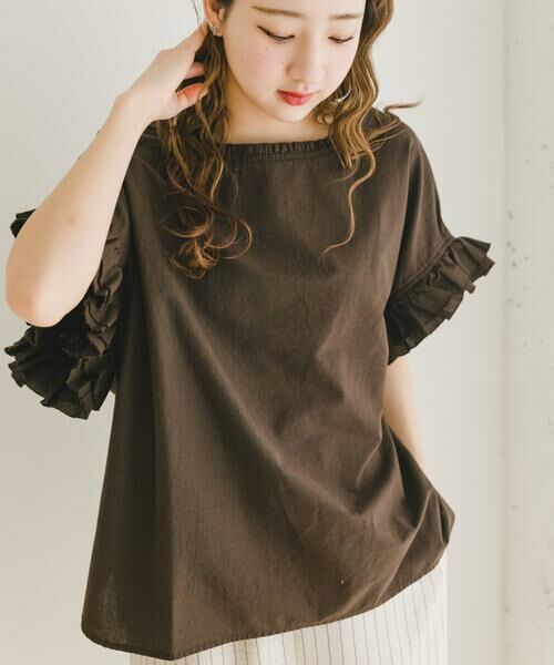 URBAN RESEARCH ITEMS / アーバンリサーチ アイテムズ シャツ・ブラウス | ダブルフリルブラウス | 詳細5