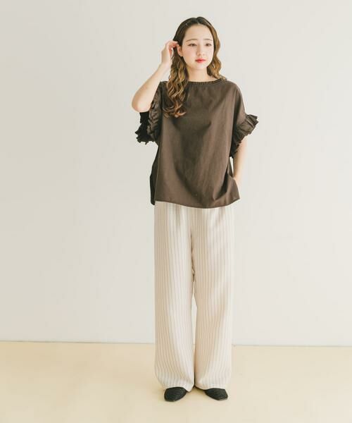 URBAN RESEARCH ITEMS / アーバンリサーチ アイテムズ シャツ・ブラウス | ダブルフリルブラウス | 詳細7